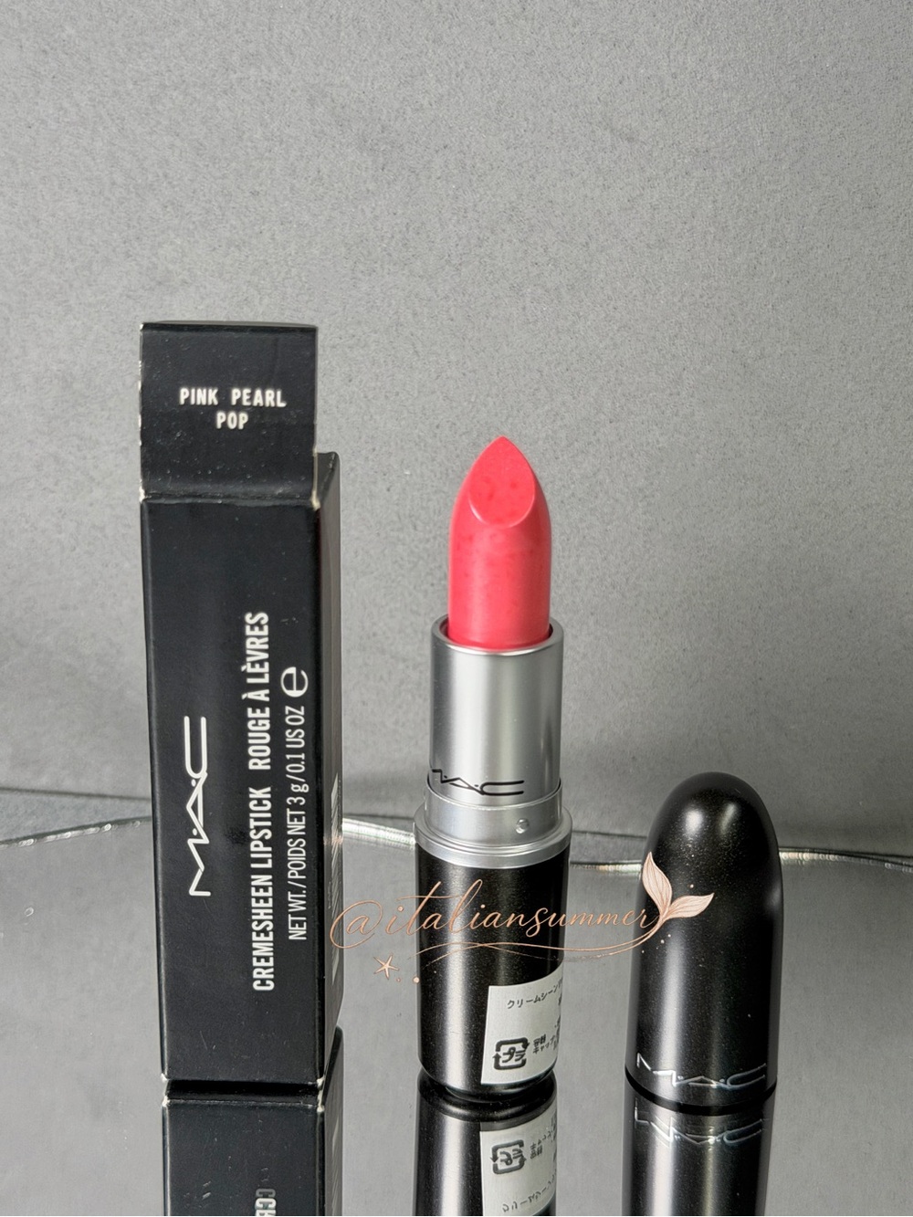 MAC Pink Pearl Pop Cremesheen Lipstick Discontinued BNIB Rare
